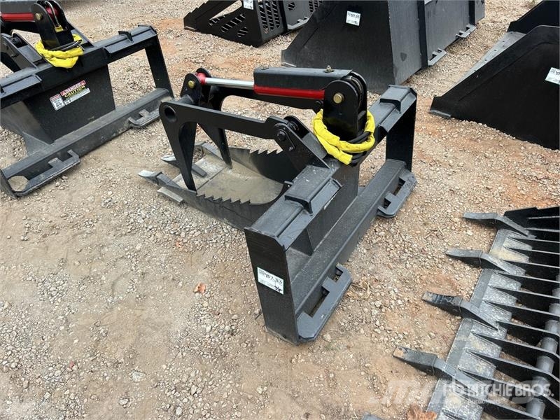 All-Star 42 in Stump Skid Steer Grapple Bucket Greifer