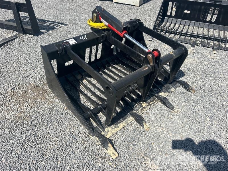 All-Star 48 in Rock Skid Steer Grapple (Unused) Grappin