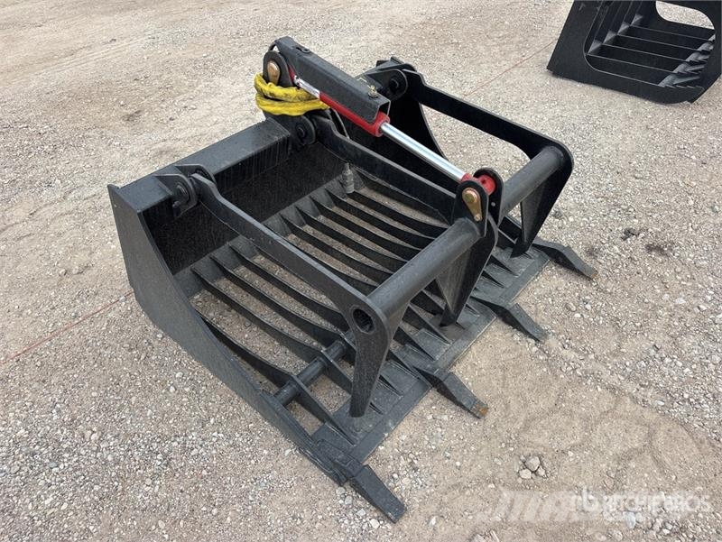 All-Star 48 in Rock w/Teeth Skid Steer Grapple (Un Grijpers