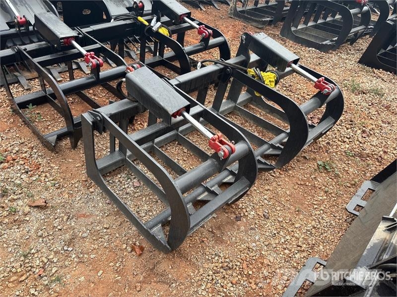 All-Star 60 in Root E-Series Skid Steer Grapple グラップル