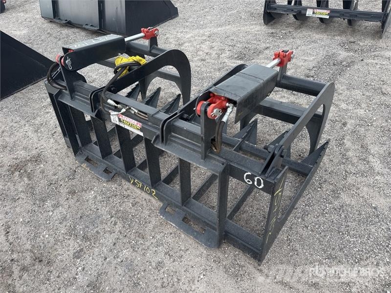 All-Star 60 in Skeleton Skid Steer Grapple (Unused 兩爪吊夾