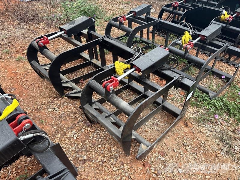  All-Star 68 in Root E-Series Skid Steer Grapple グラップル