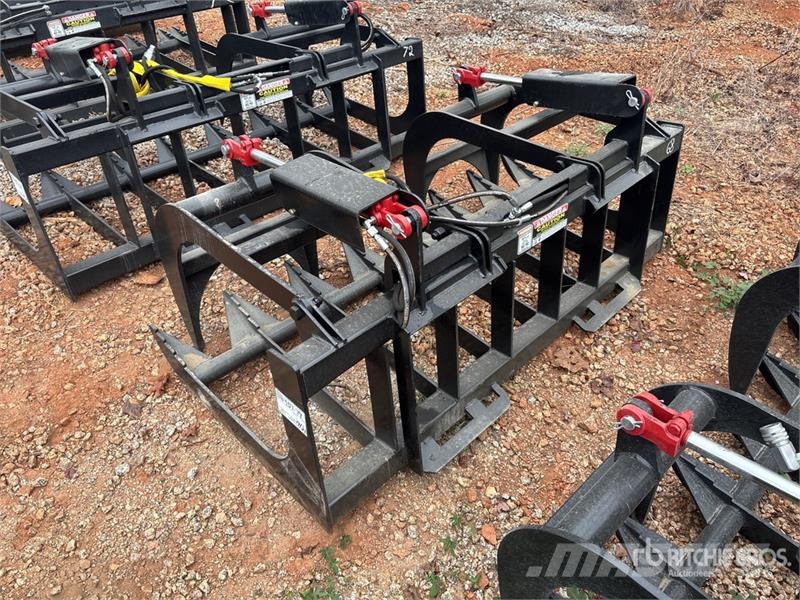  All-Star 68 in Root E-Series Skid Steer Grapple グラップル