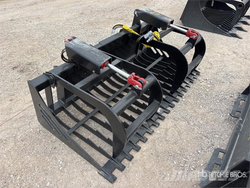 All-Star 68 in Skeleton Skid Steer Grapple Bucket Grijpers