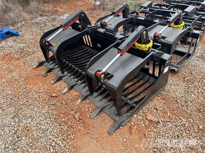  All-Star 72 in Rock Skid Steer Grapple Bucket グラップル