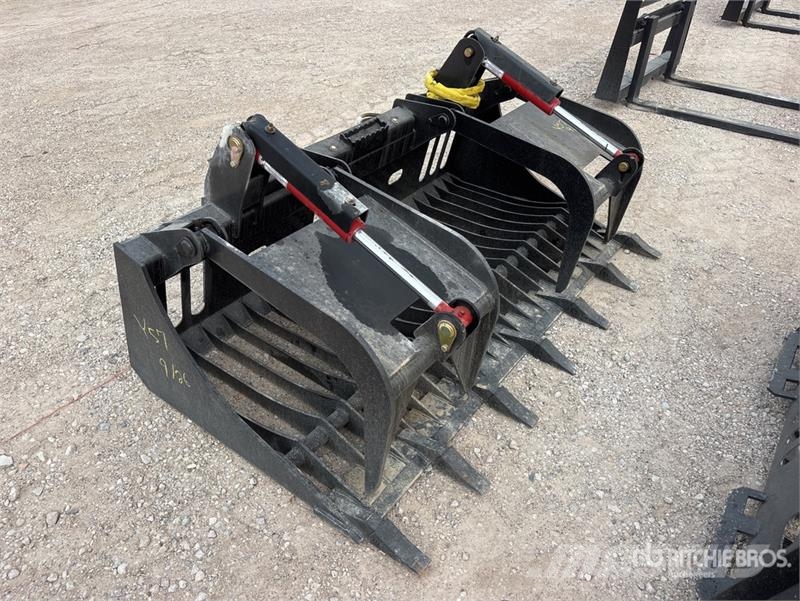 All-Star 72 in Rock w/Teeth Skid Steer Grapple (Un Grijpers