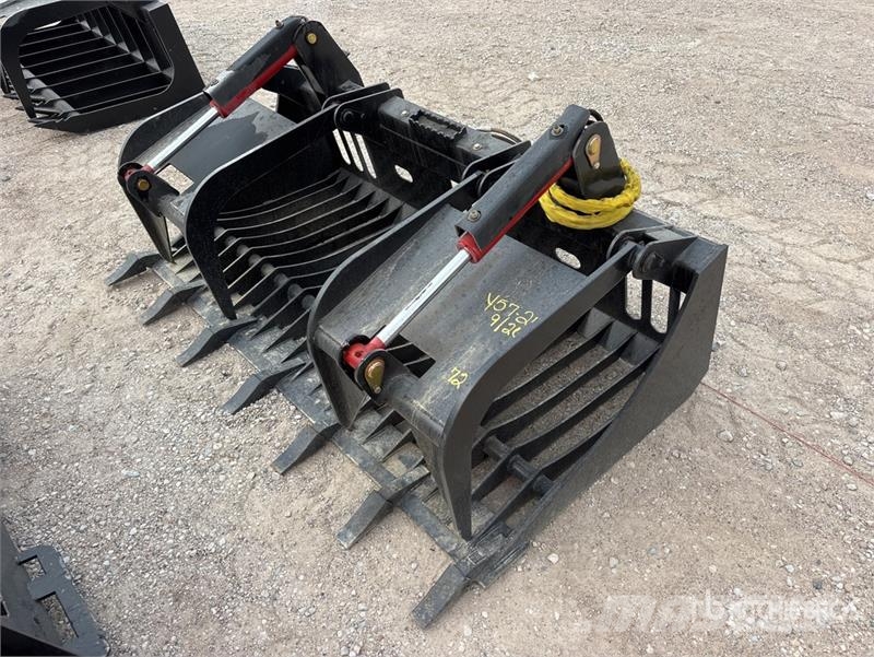 All-Star 72 in Rock w/Teeth Skid Steer Grapple (Un Grijpers