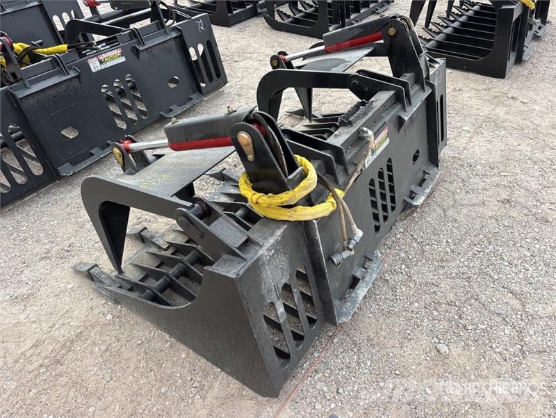 All-Star 72 in Rock w/Teeth Skid Steer Grapple (Un Grijpers
