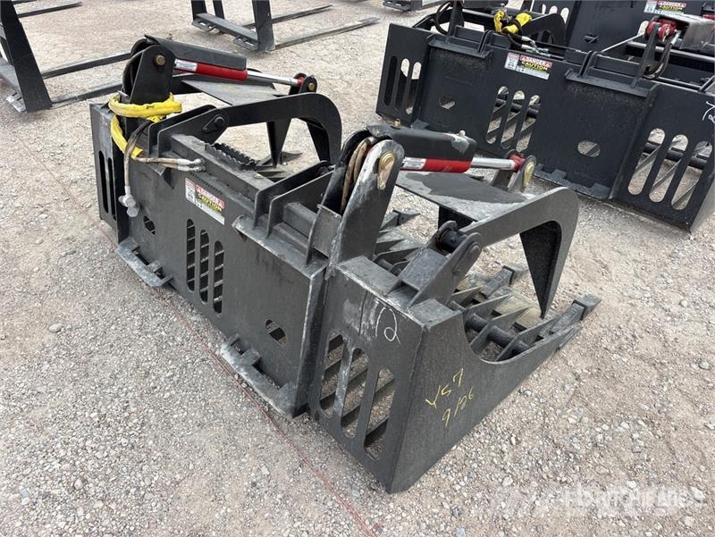 All-Star 72 in Rock w/Teeth Skid Steer Grapple (Un Grijpers