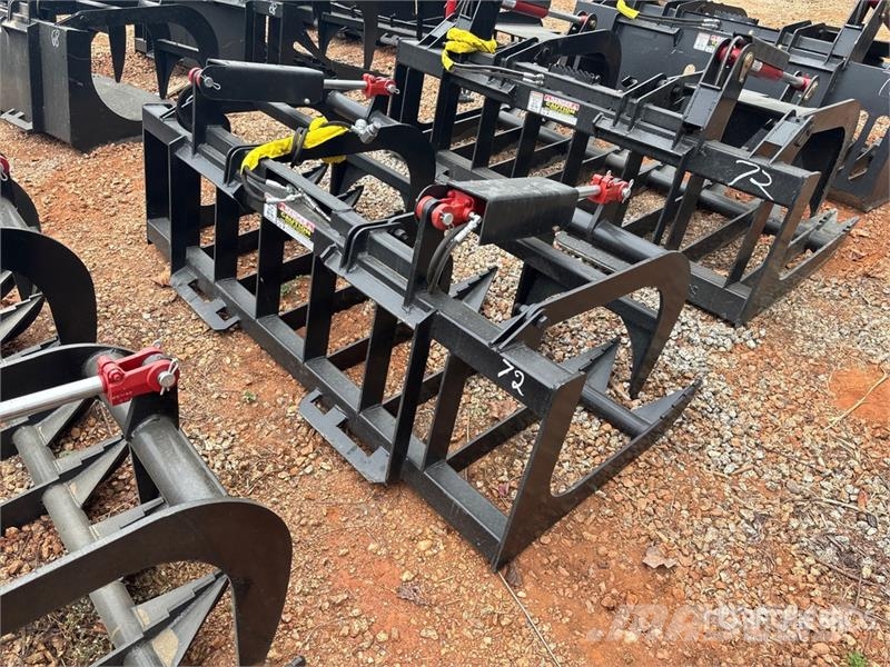 All-Star 72 in Root E-Series Skid Steer Grapple グラップル