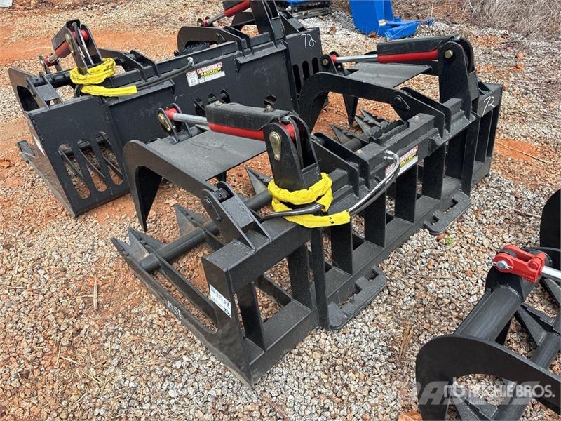  All-Star 72 in Root Skid Steer Grapple グラップル