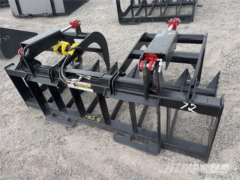 All-Star 72 in Skeleton Skid Steer Grapple (Unused Куки