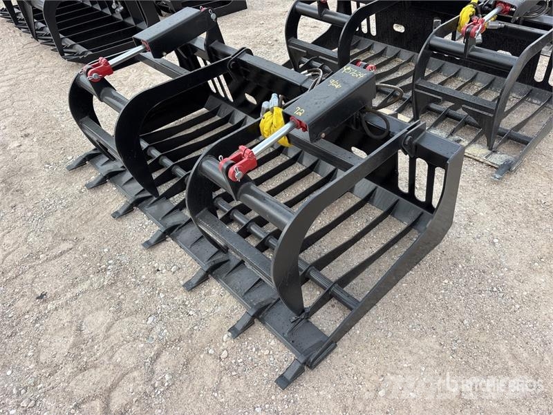 All-Star 72 in Skeleton Skid Steer Grapple (Unused Grijpers