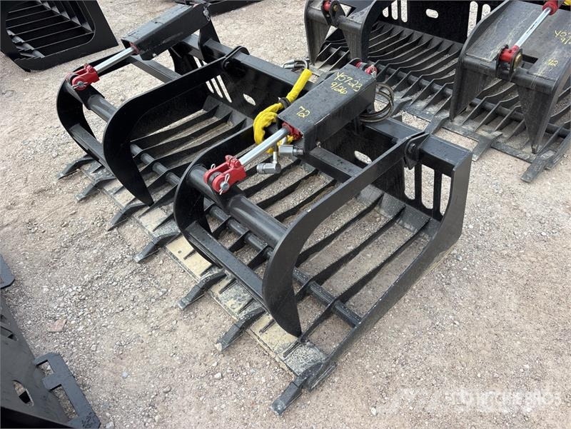 All-Star 72 in Skeleton Skid Steer Grapple (Unused Grijpers