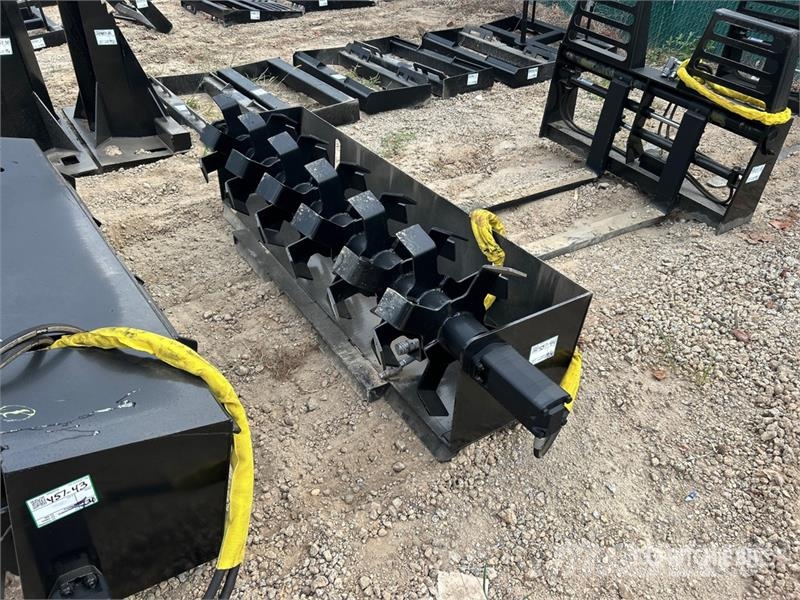  All-Star 72 in Skid Steer Tiller パワーハローとロータリーハロー