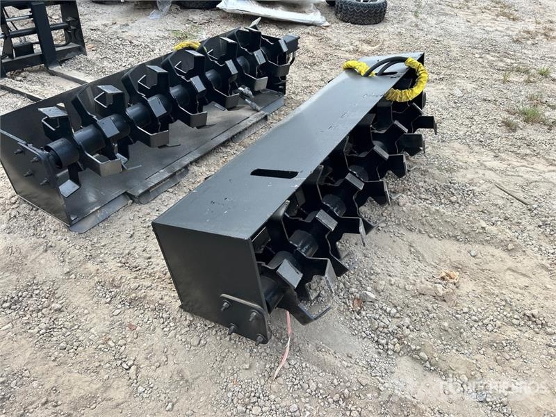 All-Star 72 in Skid Steer Tiller パワーハローとロータリーハロー