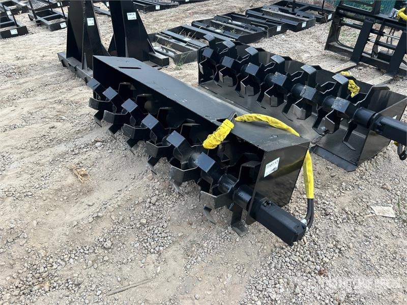  All-Star 72 in Skid Steer Tiller パワーハローとロータリーハロー
