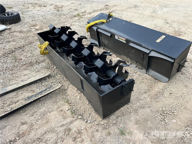  All-Star 72 in Skid Steer Tiller パワーハローとロータリーハロー