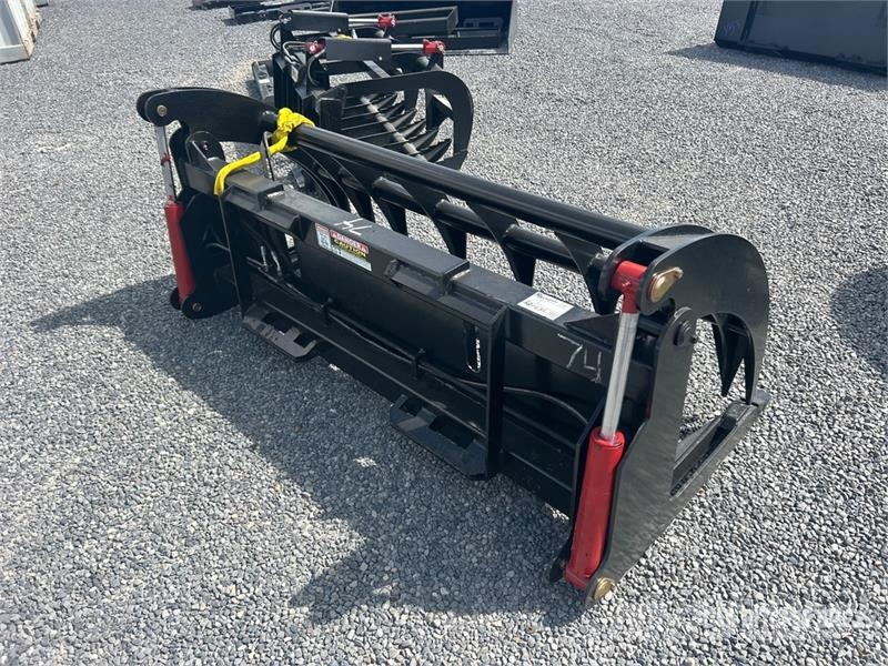 All-Star 74 in Heavy Duty Skid Steer Root Rake (Un Kombine tirmiklar