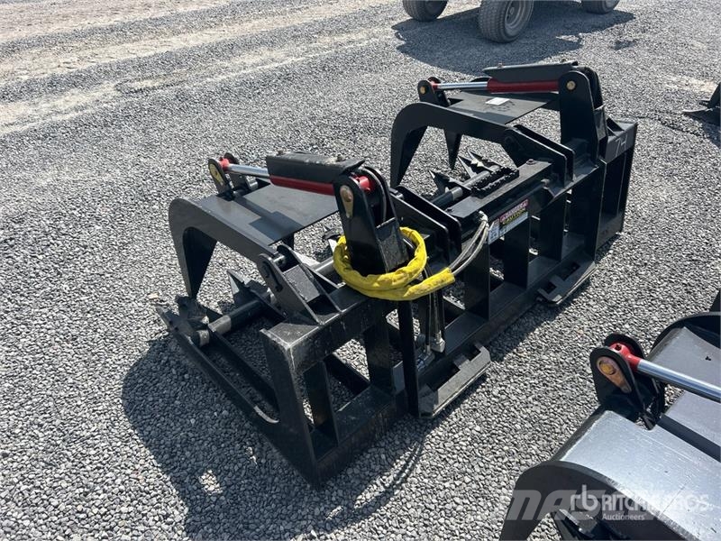 All-Star 74 in Heavy Duty Root Skid Steer Grapple Grijpers