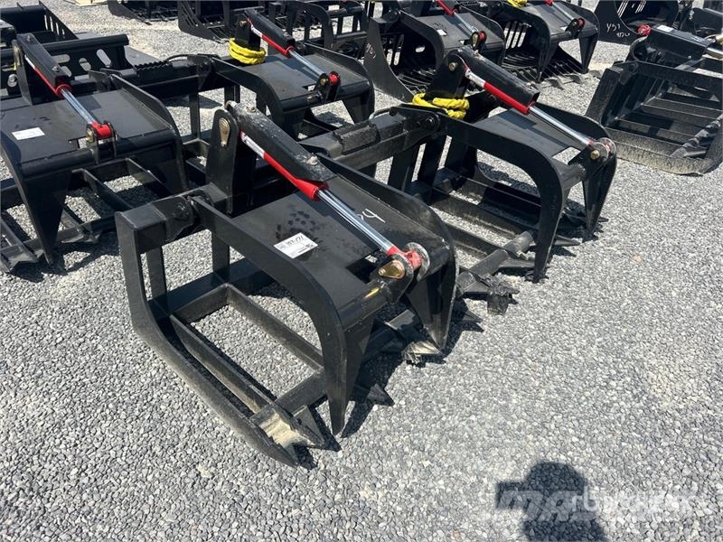 All-Star 74 in Heavy Duty Root Skid Steer Grapple Grijpers