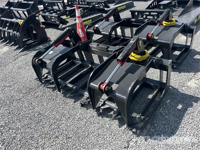 All-Star 74 in Heavy Duty Root Skid Steer Grapple Grijpers