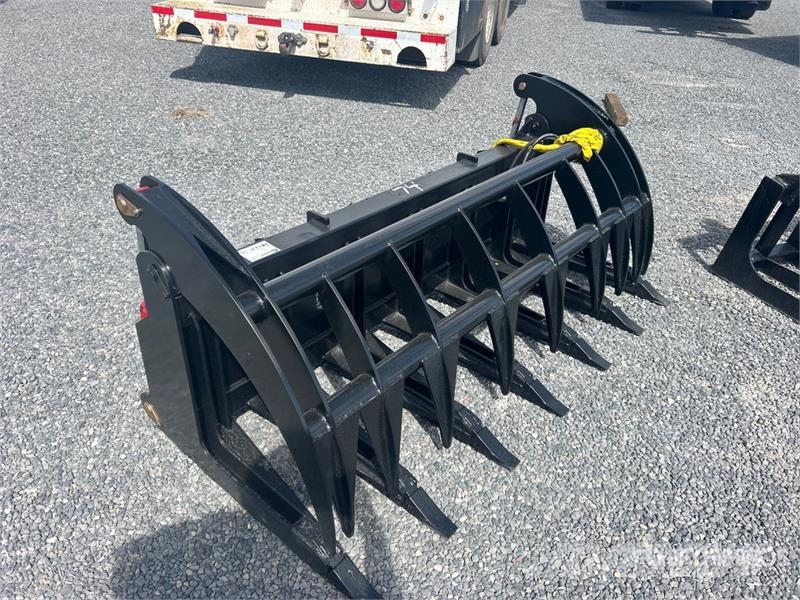All-Star 74 in Heavy Duty Skid Steer Root Rake (Un Kombine tirmiklar