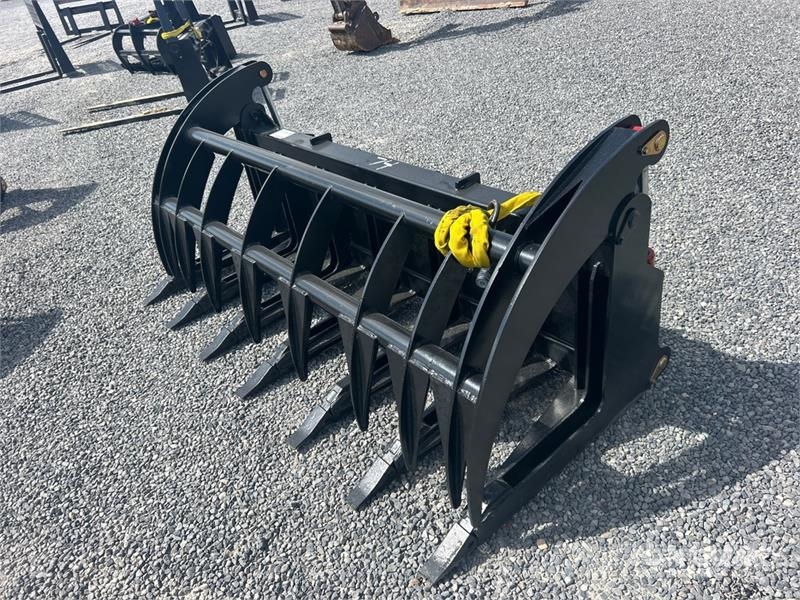 All-Star 74 in Heavy Duty Skid Steer Root Rake (Un Kombine tirmiklar