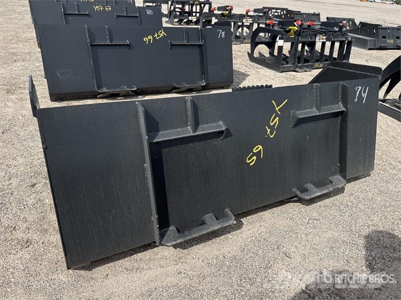  All-Star 74 in High Volume Skid Steer Bucket (Unus Ковші