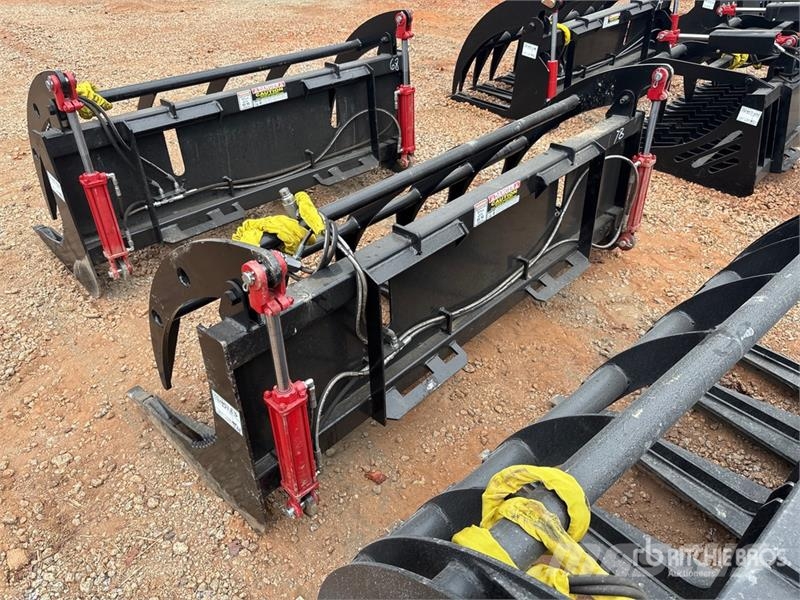 All-Star 76 in Skid Steer Root Rake Ancinhos e espalhadores de feno