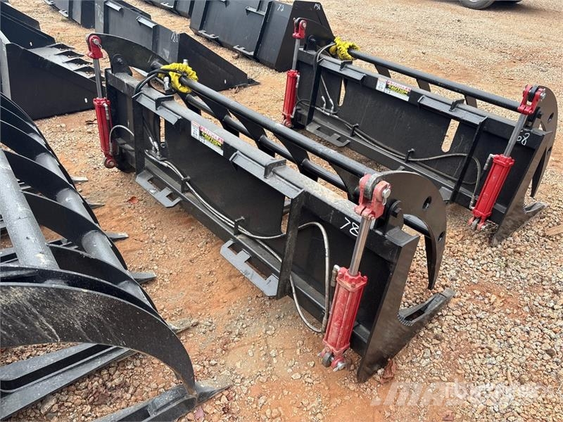 All-Star 76 in Skid Steer Root Rake Ancinhos e espalhadores de feno