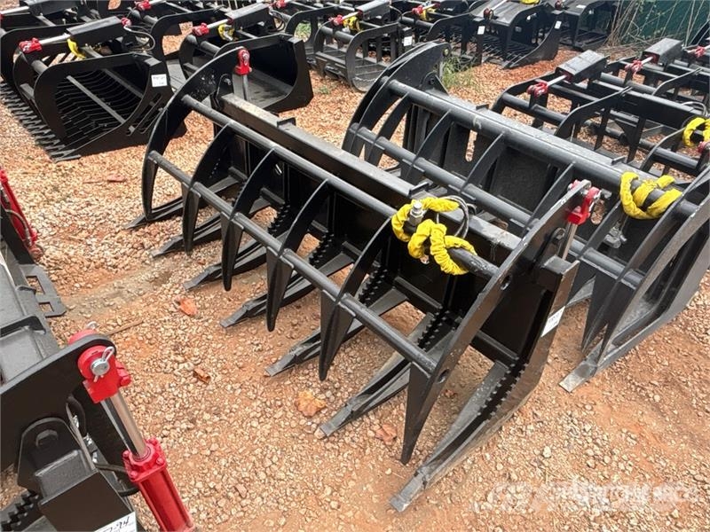 All-Star 76 in Skid Steer Root Rake Ancinhos e espalhadores de feno