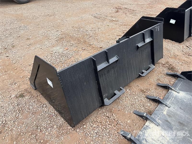  All-Star 78 in High Volume Skid Steer Bucket Skovle