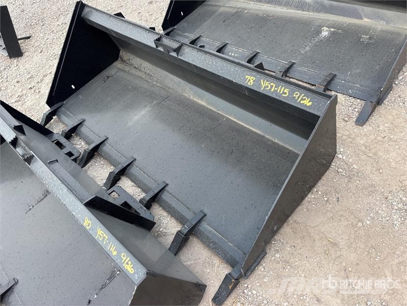 All-Star 78 in Low Pro w/Teeth Skid Steer Bucket ( Buckets