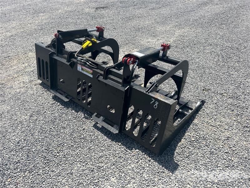  All-Star 78 in Rock Skid Steer Grapple Grijpers