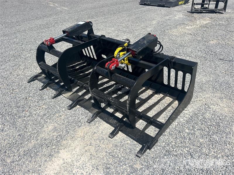  All-Star 78 in Rock Skid Steer Grapple Grijpers