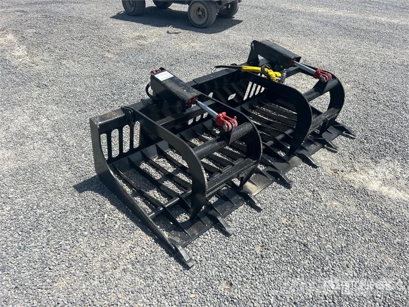  All-Star 78 in Rock Skid Steer Grapple Grijpers