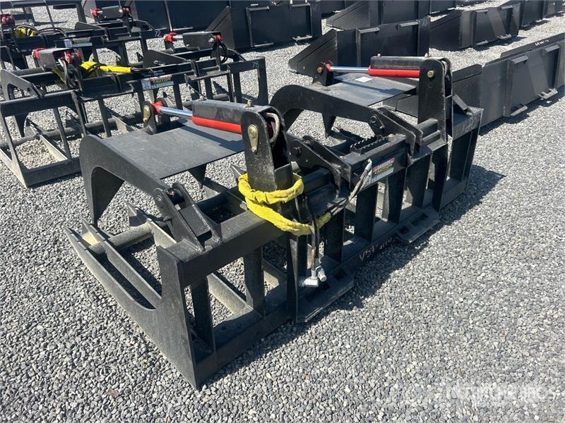 All-Star 80 in Heavy Duty Root Skid Steer Grapple Grijpers