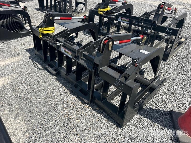 All-Star 80 in Heavy Duty Root Skid Steer Grapple Grijpers
