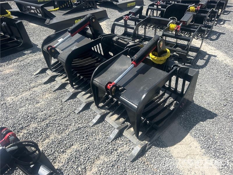 All-Star 80 in Heavy Duty Rock Skid Steer Grapple Grijpers