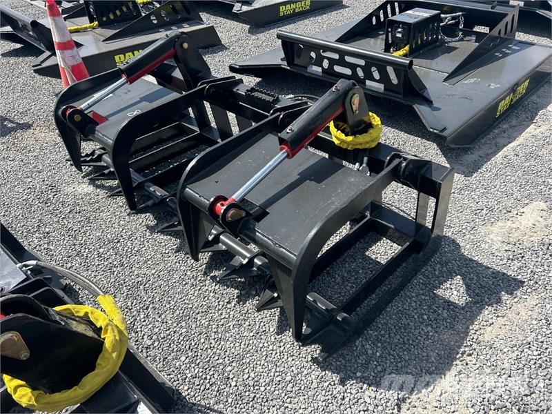 All-Star 80 in Heavy Duty Root Skid Steer Grapple Grijpers