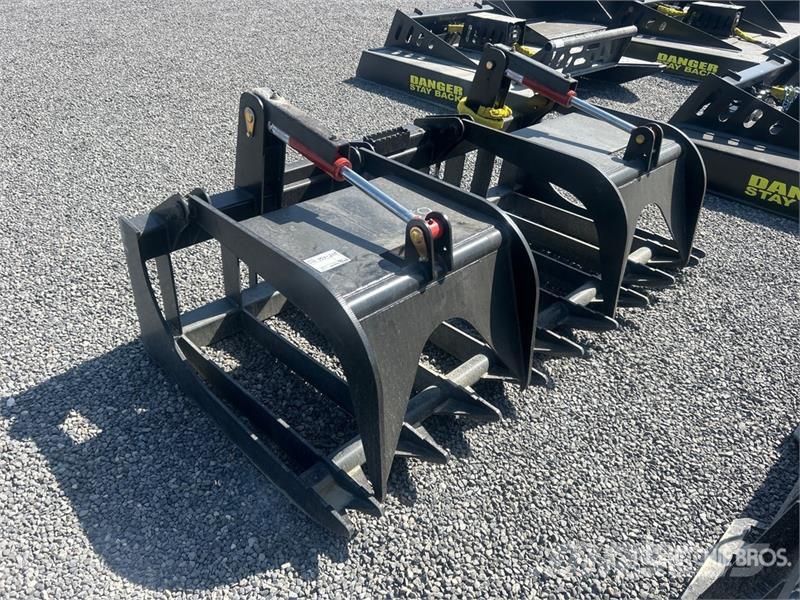 All-Star 80 in Heavy Duty Root Skid Steer Grapple Grijpers
