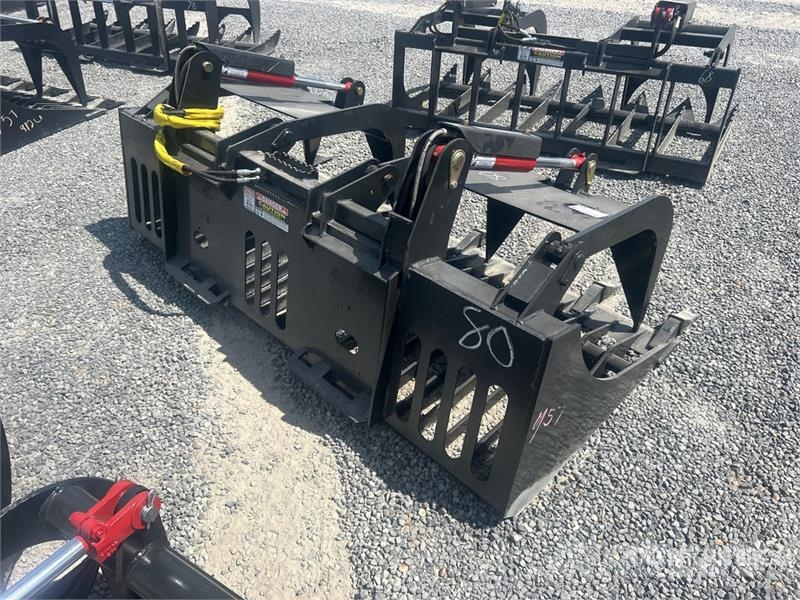 All-Star 80 in Heavy Duty Rock Skid Steer Grapple Grijpers