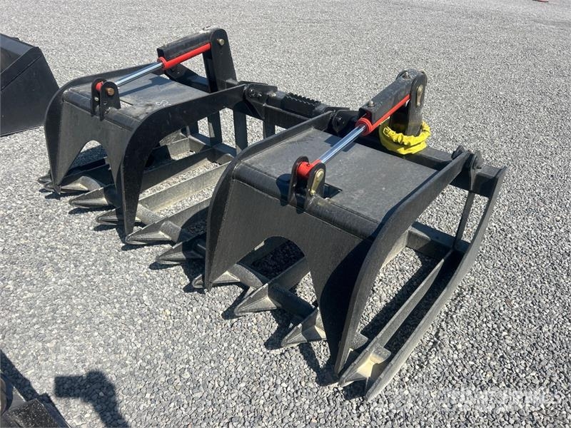 All-Star 80 in Heavy Duty Root Skid Steer Grapple Grijpers
