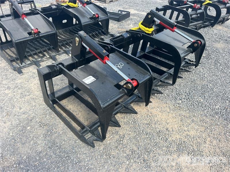  All-Star 80 in Heavy Duty Root Skid Steer Grapple  خطاطيف