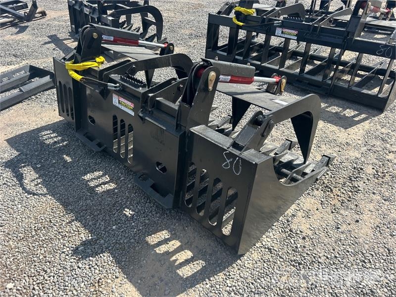  All-Star 80 in Heavy Duty Rock Skid Steer Grapple  グラップル