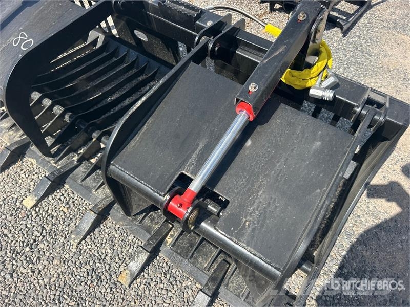  All-Star 80 in Heavy Duty Rock Skid Steer Grapple  グラップル