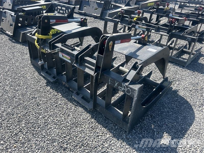 All-Star 80 in Heavy Duty Root Skid Steer Grapple Grijpers