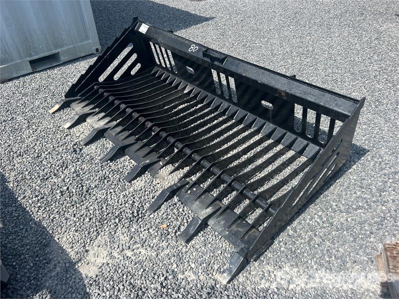  All-Star 80 in Rock Skid Steer Bucket (Unused) Baldes