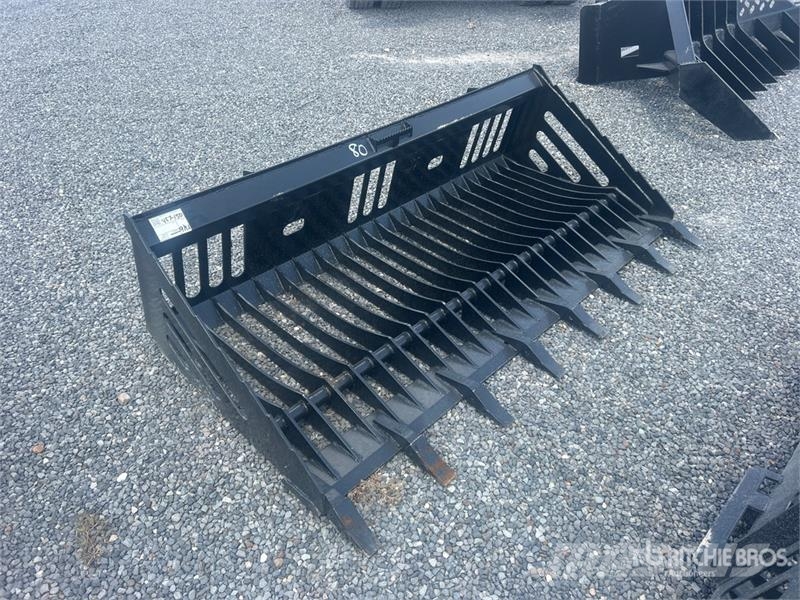  All-Star 80 in Rock Skid Steer Bucket (Unused) Buckets